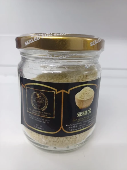Rasim Bey Çiftliği Susam Beyaz Çiğ 100 gr