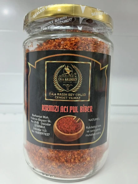 Rasim Bey Çiftliği Kırmızı Acı Pul Biber 300 gr