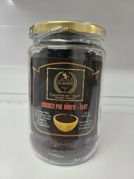 Rasim Bey Çiftliği Kırmızı Pul Biber - İsot 300 gr