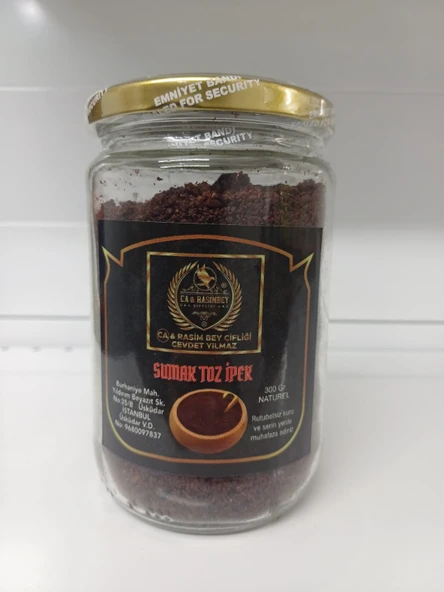 Rasim Bey Çiftliği Sumak Toz İpek 300 gr
