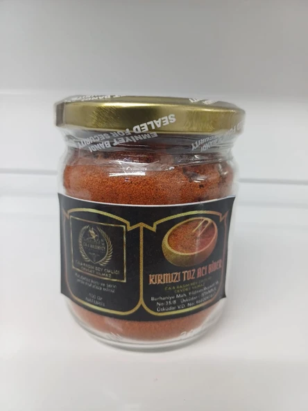Rasim Bey Çiftliği Kırmızı Acı Toz Biber 100 gr
