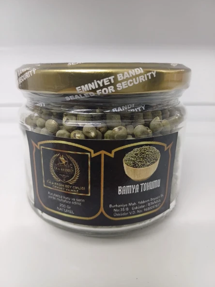 Rasim Bey Çiftliği Bamya Tohumu 200 gr