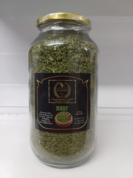Rasim Bey Çiftliği Taze Kuru Nane 260 gr