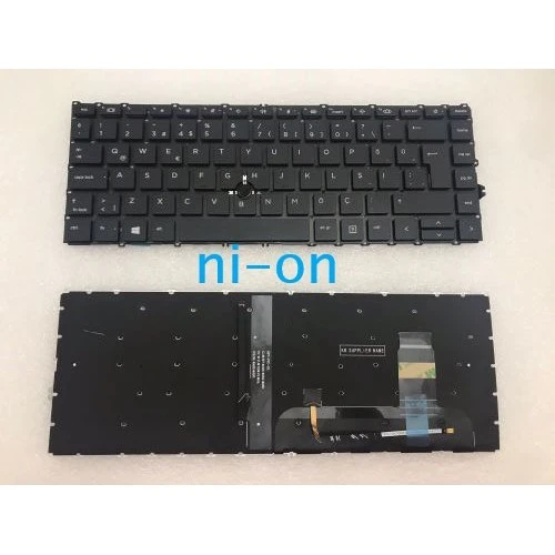 Nion Hp M07089-141 uyumlu Notebook Klavye (Siyah Aydınlatmalı TR)