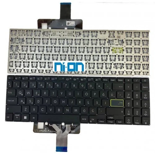 Nion Asus VİvoBook E510MA L510M L510MA Notebook Klavye (Siyah TR) ürün görseli 1