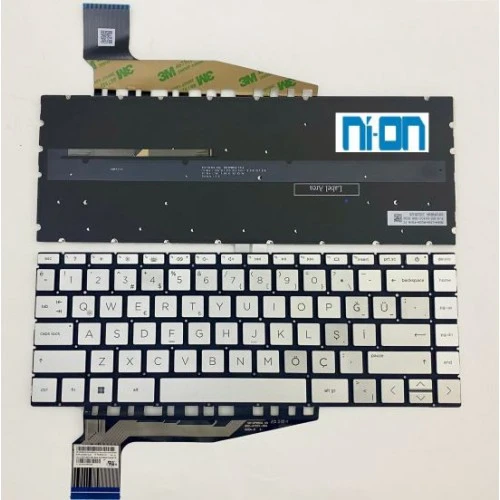 Nion Hp N40692-141 Notebook Klavye (Gümüş Aydınlatmalı TR)