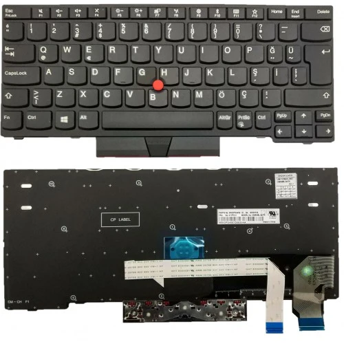 Nion Lenovo 5N20W67783 5N20W67819 SBB0X798541 Notebook Klavye (Siyah TR) ürün görseli 1