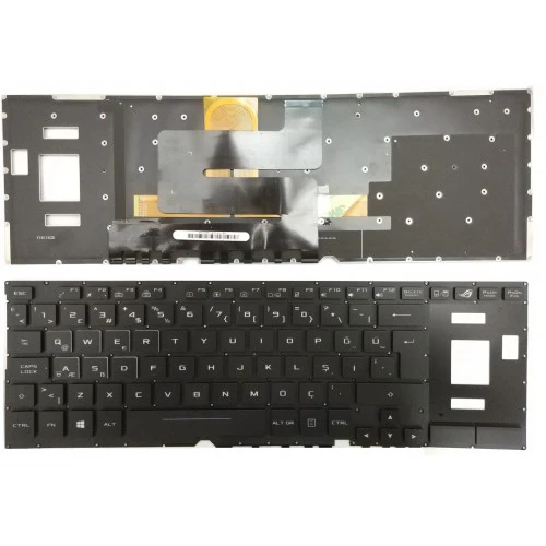 Asus ROG GX501VS GX501VSK Notebook Klavye (Siyah Aydınlatmalı TR) ürün görseli 1