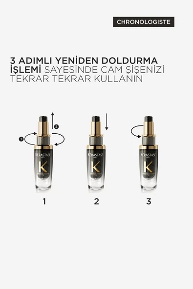 Kerastase Chronologiste L'huile De Parfum Canlandırıcı Saç Bakım Yağı Yedek Şişe 75 ml - 7