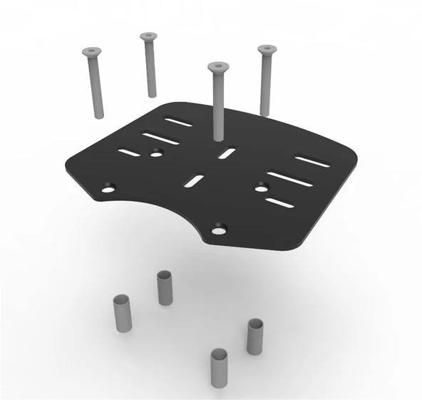 Honda PCX 125-150 Topcase Çanta Demiri - Resim 2