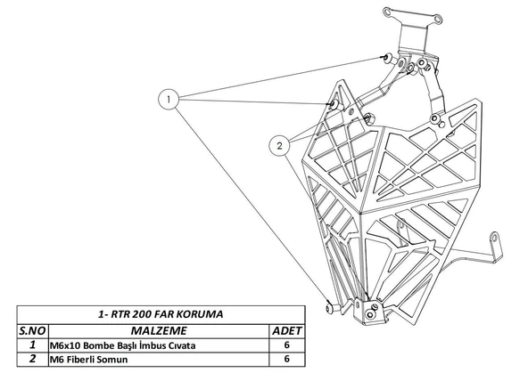 TVS Apache RTR 200 Far Koruma - Resim 2