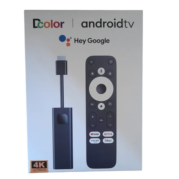 MAGBOX MAGROID GD1 D COLOR LİSANSLI 16 GB HDD 2 GB RAM 4K ANDROID TV STICK