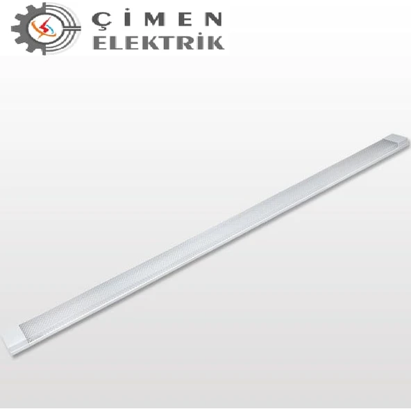 10 Adet ERKLED ERK 2638 Ledli Bant Armatür 120cm 80W 6500K Beyaz