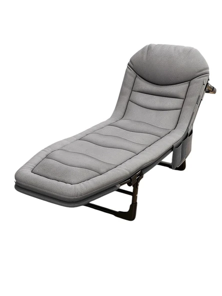 SUNUP SN-24922 TAŞINABİLİR AYARLANABİLİR 5 KADEME SÜNGER KAMP YATAK ŞEZLONG (KOYU GRİ) - 2