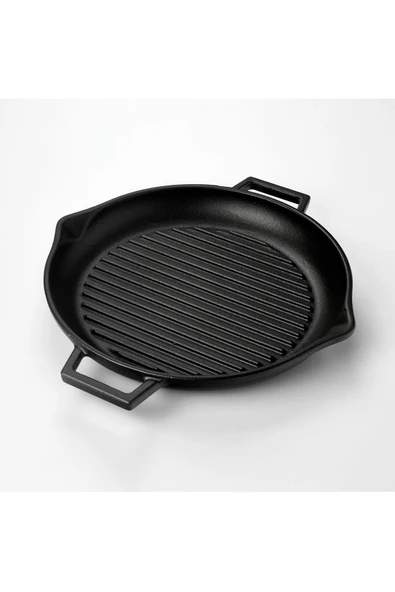 Lava 30cm Döküm Yuvarlak Çift Kulplu Izgara Tavası - LV ECO GT 30 T5 - 2