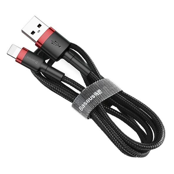 Baseus Cafule 1.5 A Lightning 2 Metre Şarj Kablosu CALKLF-C19 - Siyah - 6