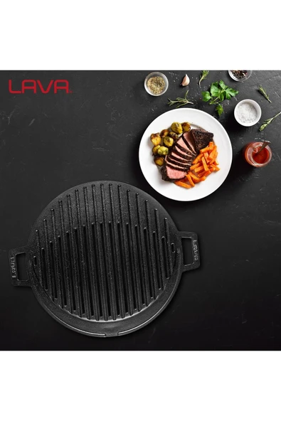 Lava 37cm Mangal Izgarası Çift Kulplu - LV Y MNG IZG 37 - 7