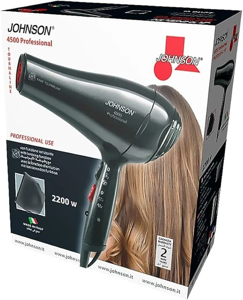 Johnson 4500 Profesyonel 2200W Saç Kurutma Makinesi + Difüzör - 6