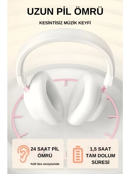 HP H231R KABLOSUZ KULAK USTU BLUETOOTH KULAKLIK MIKROFONLU V5.3 - 2