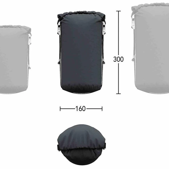 Hannah Bike 100 Uyku Tulumu -1°C  Salsa Left - Resim 6