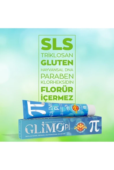 Glimo Pi Probiyotikli Doğal Diş Macunu 75ml - 8