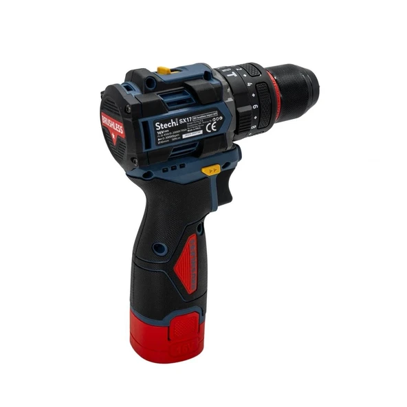 StechEnd SX17 Darbeli Akülü Vidalama Matkap 2 x 2Ah - 2