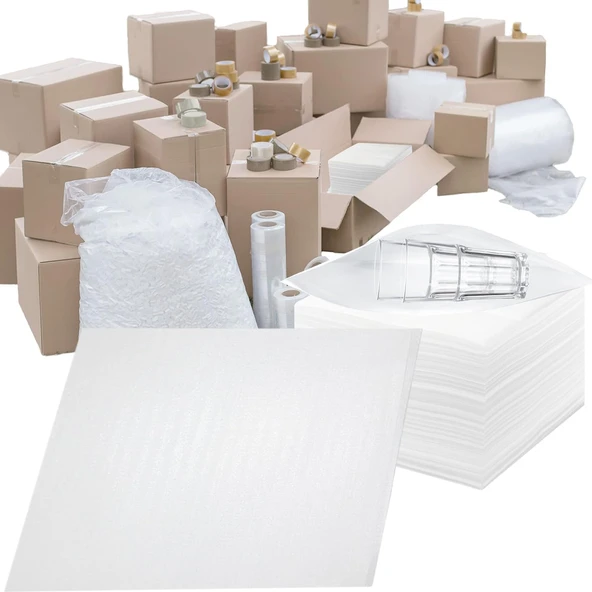 Hava Kabarcıklı Köpük Kırılma Riski Olan Ürünleri Koruma ve Taşınma Malzeme Torbası 30cmX30cm 50'li - 5