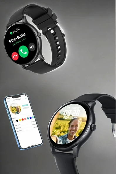 Akıllı Saat Sesli Görüşme Bluetooth Bağlantılı 3 Kordonlu - 3