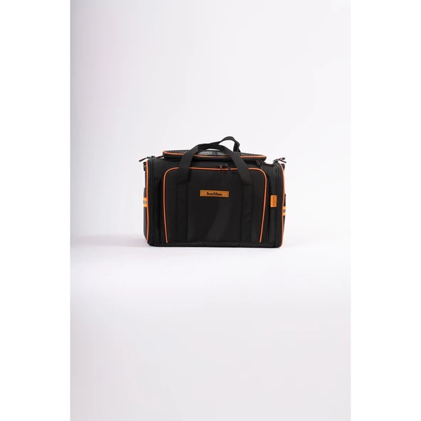 Brave Paws Yıkanabilir Kedi ve Köpek Çantası Hawaii Fileli Kedi Omuz Cantası Model (Siyah) - 2