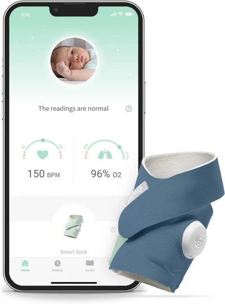 Owlet Smart Sock / Akıllı Çorap Gece Mavisi