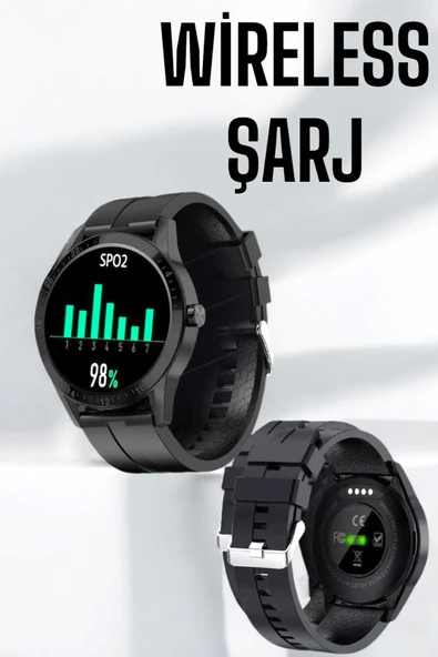 Akıllı Saat Çok Fonksiyonlu Sesli Görüşme NFC Uyumlu Amoled Ekran - 3