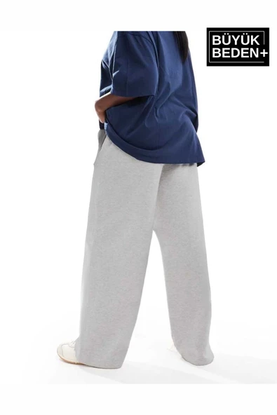 Kadın Büyük Beden İnce Eşofman Altı SPR25BEAK52 - 8