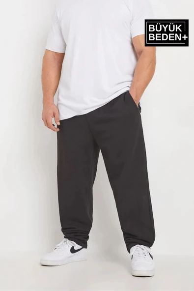 Erkek Büyük Beden İnce Eşofman Altı SPR25BEA52 - 9