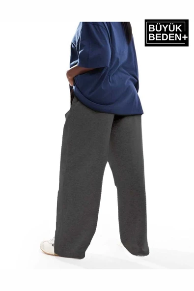 Kadın Büyük Beden İnce Eşofman Altı SPR25BEAK52 - 11