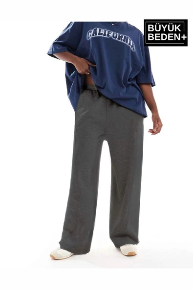 Kadın Büyük Beden İnce Eşofman Altı SPR25BEAK52 - 10