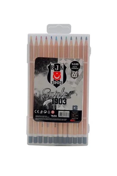 Beşiktaş Orijinal Lisanslı Kalem Kalemtraş Bloknot Silgi Hediyelik Set - 6