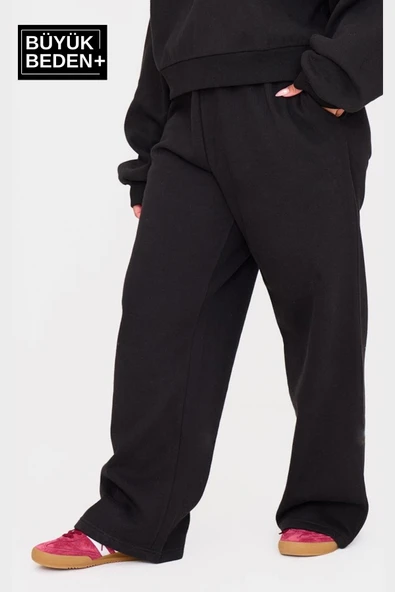 Kadın Büyük Beden İnce Eşofman Altı SPR25BEAK52 - 2