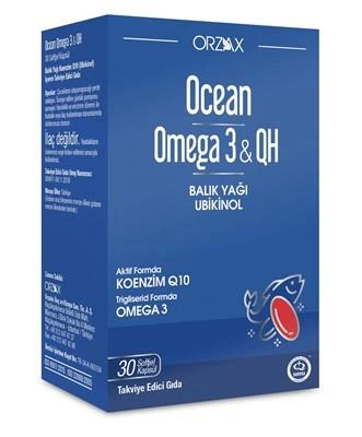 Ocean Omega 3 & QH 30 Yumuşak Kapsül