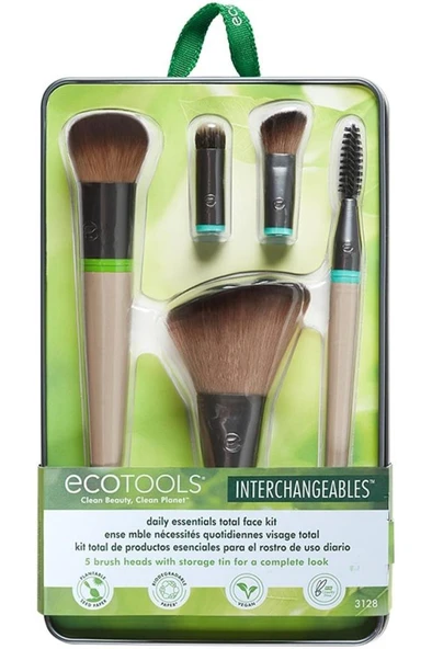 Ecotools 3128 Daily Essentials Total Face Kit Makyaj Fırça Seti