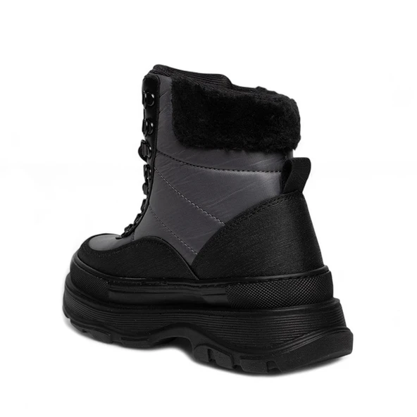 GRİJAK BAYAN SU GEÇİRMEZ DİKİŞLİ SICAK BOT - 3