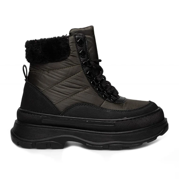 GRİJAK BAYAN SU GEÇİRMEZ DİKİŞLİ SICAK BOT - 2