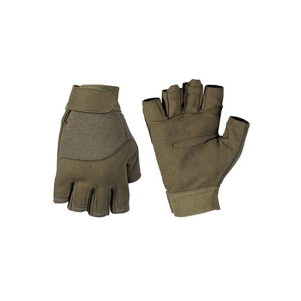 MİL-TEC YARIM PARMAK ARMY YEŞİL ELDİVEN - 2