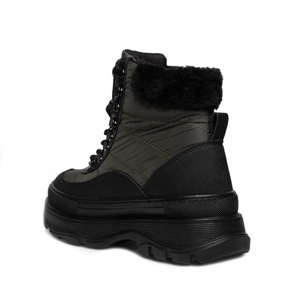 GRİJAK BAYAN SU GEÇİRMEZ DİKİŞLİ SICAK BOT - 3