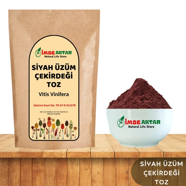 Siyah Üzüm Çekirdeği Toz 100g