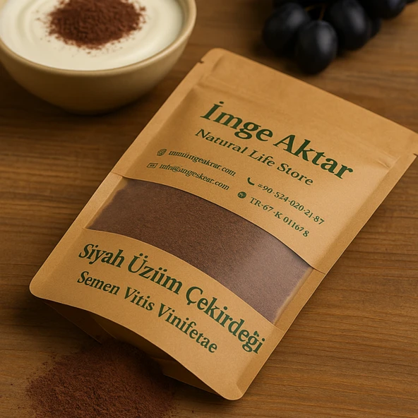 Siyah Üzüm Çekirdeği Toz 100g - 2