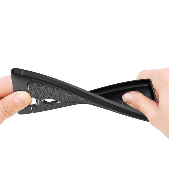 Sony Xperia XA2 Kılıf Niss Deri Desenli Silikon Kılıf - 7