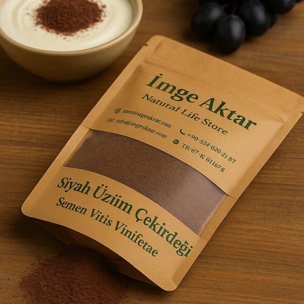 Siyah Üzüm Çekirdeği Toz 100g - 3