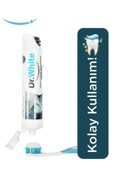 Dr White Tobacco Coffe Tea Whitening Toothpaste Diş Macunu 100ml - 2
