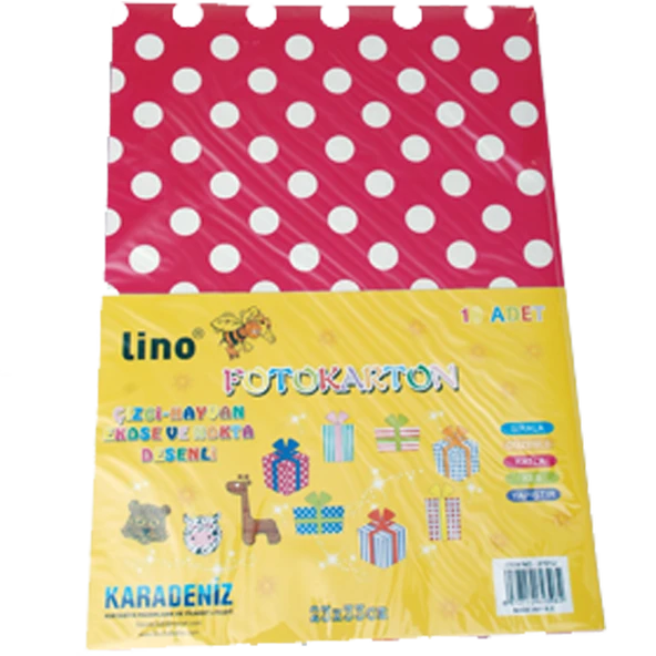 Lino Desenli Karton Foto 23x33 CM 2701J