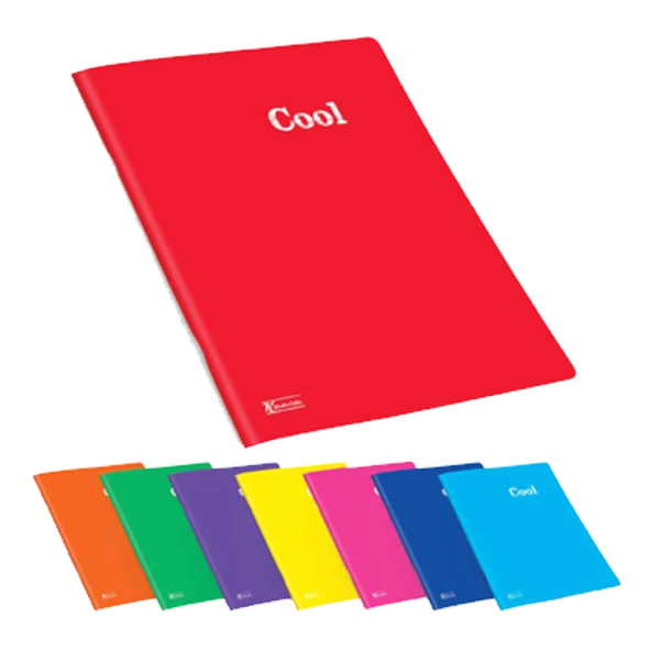 Keskin Color Defter Plastik Kapak Dikişli Cool A4 100 Yp Çizgili 321861-99